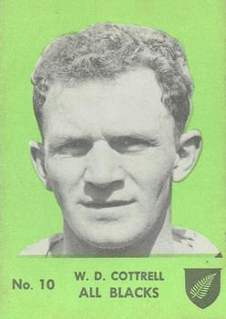1968 Playtime Rugby Gum Famous Rugby Players - Green #10 Wayne Cottrell Front